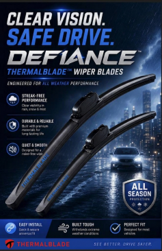 ThermalBlade® Defiance Fluorosilicone Unheated Wipers! Set of two. Exceptional Value!