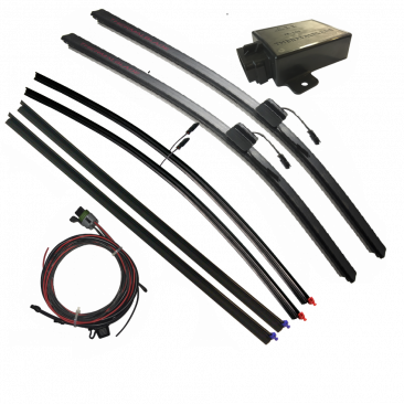 ThermalBlade® FLEET PACKAGE Heated Wiper Kit (2 Complete Heated Wipers + 2 Heated + 2 Unheated Squeegee Modules, Control Module, Wire Harness and Install Kit)