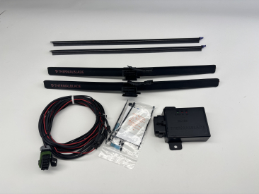ThermalBlade® Heated & Unheated Wiper Kit  (2 Complete Heated Blades with Silicone Squeegees + 2 Unheated Replacement Summer Squeegee Inserts + Electronic Control Module, Wire Harness, Installation Kit)